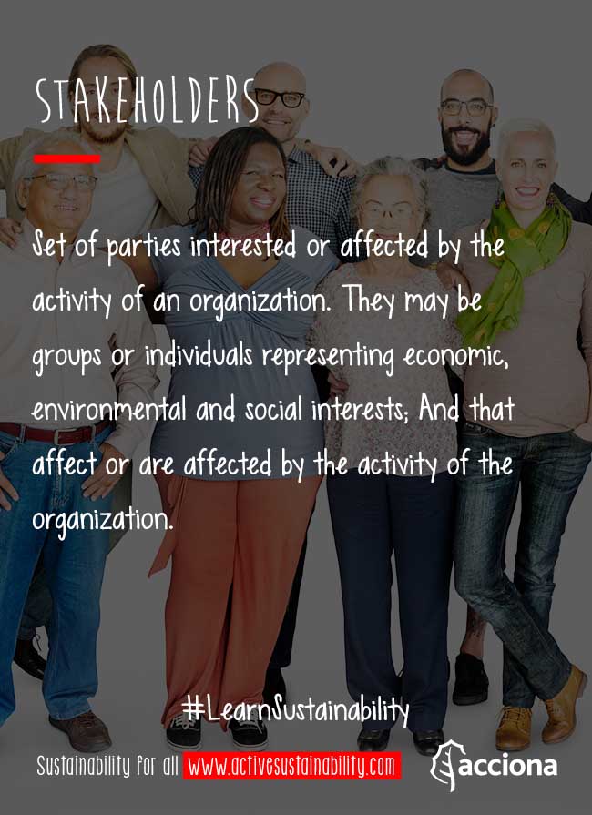 #LearnSustainability: Stakeholders
