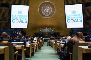 The UN General Assembly during the summit