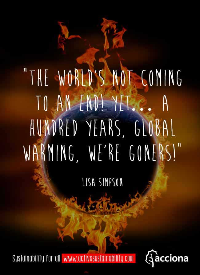 Lisa Simpson and the end of the world