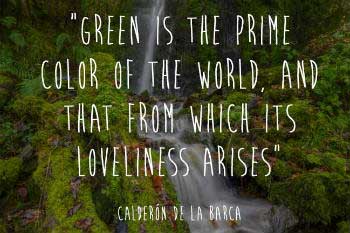 Calderón de la Barca and the color of the world