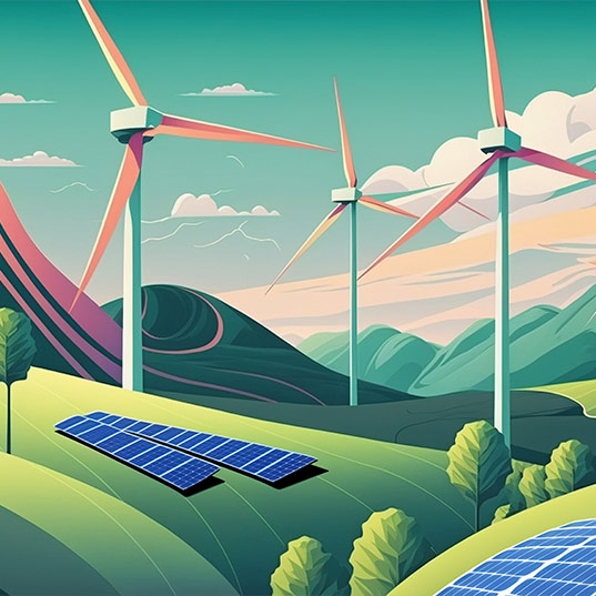 Solar and wind power move ahead of fossil fuels in the EU