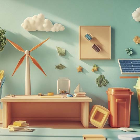 Can a school made entirely from waste also become self-sufficient?